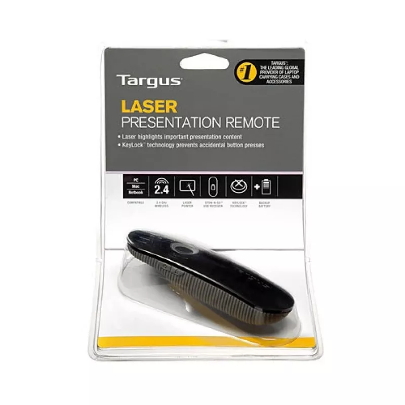 Presentatore wireless Targus AMP13EU, 2,4 GHz, portata 15 m, nero/grigio