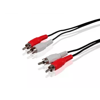 Cavo audio RCA Conceptronic, RCA, connettore maschio, RCA, connettore maschio, 5 m, nero