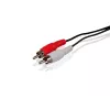 Cavo audio RCA Conceptronic, RCA, connettore maschio, RCA, connettore maschio, 5 m, nero