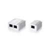 Presa da parete Equip 2 porte Cat.5e, RJ-45, 5e, bianco, 59 mm, 29,5 mm, 61 mm