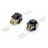 Equip 125570 adattatore Keystone in fibra ottica, LC Duplex, LC/LC, beige/nero, 17,8 x 29 mm, confezione da 8 pezzi
