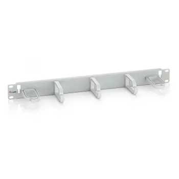 Pannello gestione cavi rack 19 pollici Equip, grigio chiaro (RAL 7035)