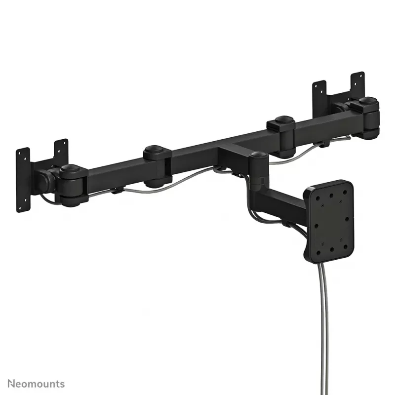 Supporto a parete dual monitor/TV Neomounts FPMA-W960D 10-27 pollici – completamente orientabile