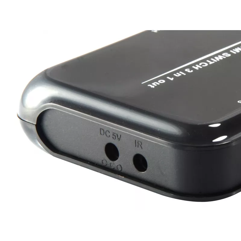 Switch HDMI 1.4 Equip 3x1, HDMI, plastica, nero, IR, 7.1 canali, DTS-HD, Dolby TrueHD