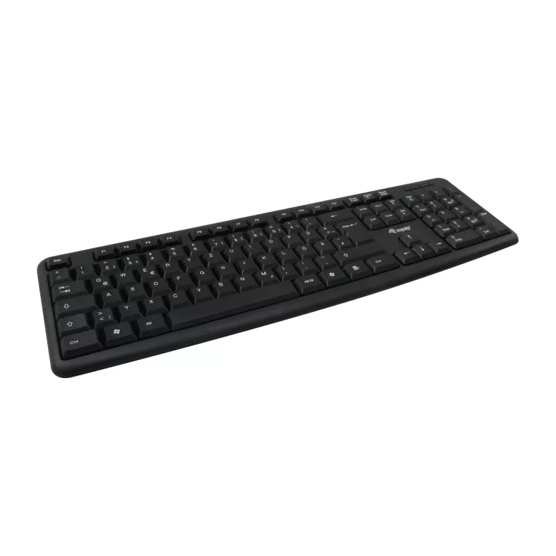 Equip 245200 tastiera mouse inclusi ufficio USB QWERTZ tedesco nero