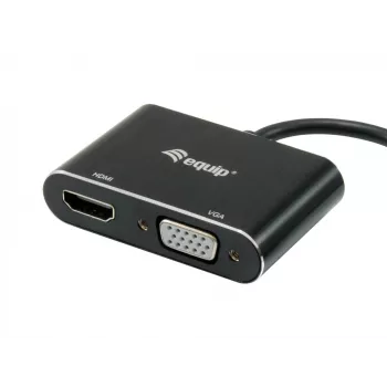 Equip adattatore USB 3.0 a HDMI/VGA (HD15), 3.2 Gen 1 (3.1 Gen 1), USB Type-A, uscita HDMI, 1920 x 1080 pixel