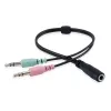 Cuffie Equip Chat Headset con filo head-band chiamate/musica nero