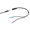 Cuffie Equip Chat Headset con filo head-band chiamate/musica nero