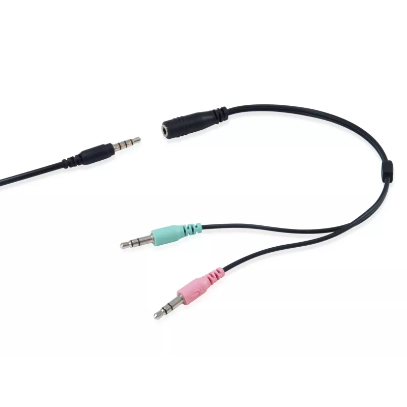 Cuffie Equip Chat Headset con filo head-band chiamate/musica nero