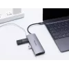 Equip 133482 adattatore multifunzione USB-C 7 in 1, USB 3.2 Gen 1, HDMI 4K 30 Hz, 3x USB 3.0, SD/microSD, USB-C PD 100 W, alluminio