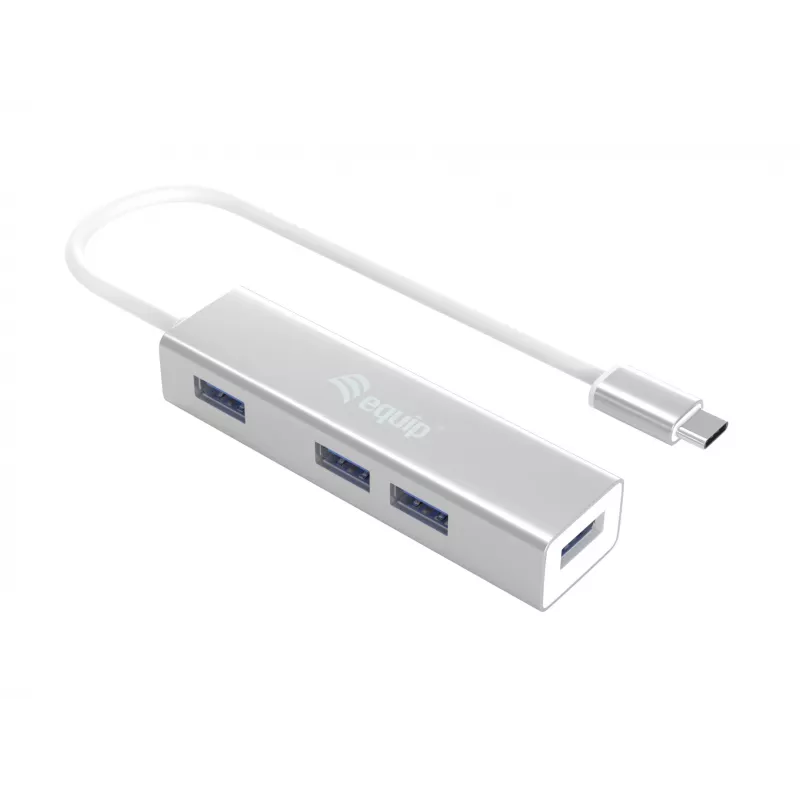 Equip 128958 hub da USB-C a 4 porte USB 3.0, USB 3.2 Gen 1, USB Type-A, 5 Gbps