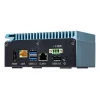 Shuttle Edge PC SPCEL02, Intel Celeron J6412, 1x HDMI, 2x 2.5G LAN, 1x COM, DIO (4x in, 4x out), 3x USB, 2x M.2, 12-24V, funzionamento continuo 24/7, senza ventola, incl. staffa VESA e guida DIN