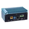 Shuttle Edge PC SPCEL02, Intel Celeron J6412, 1x HDMI, 2x 2.5G LAN, 1x COM, DIO (4x in, 4x out), 3x USB, 2x M.2, 12-24V, funzionamento continuo 24/7, senza ventola, incl. staffa VESA e guida DIN
