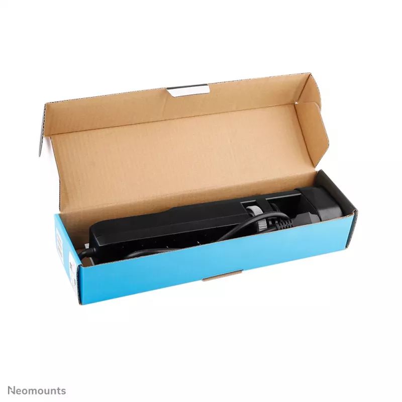 Neomounts DS22-840BL6 Presa da tavolo con morsetto e porte USB-C e USB-A – ricarica rapida