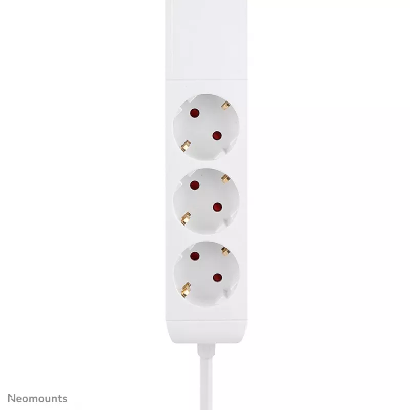 Neomounts DS22-840WH6 Presa da scrivania con morsetto e porte USB-C e USB-A – ricarica rapida