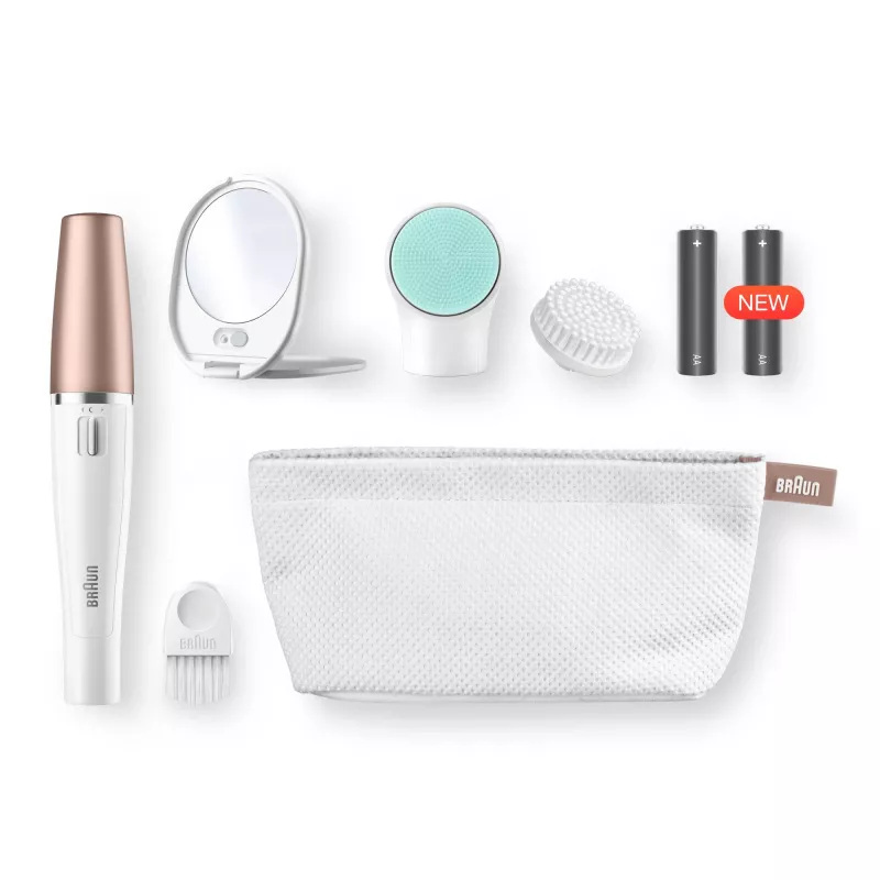 Epilatore viso Braun FaceSpa 851V Gold White