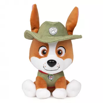 PAW Patrol GUND Peluche Tracker, giocattolo ufficiale della serie di successo, peluche per bambini da 1 anno, 15 cm