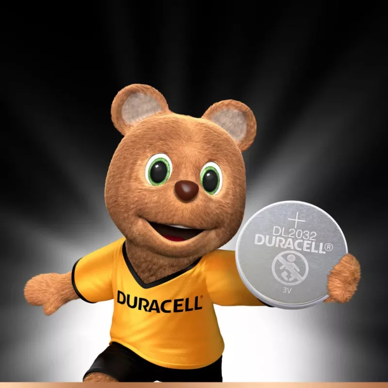 Batteria monouso Duracell CR2032 al litio