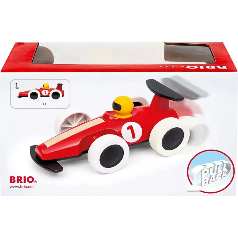 Auto giocattolo Ravensburger BRIO Pull Back Motorized Big Race Car veicolo giocattolo