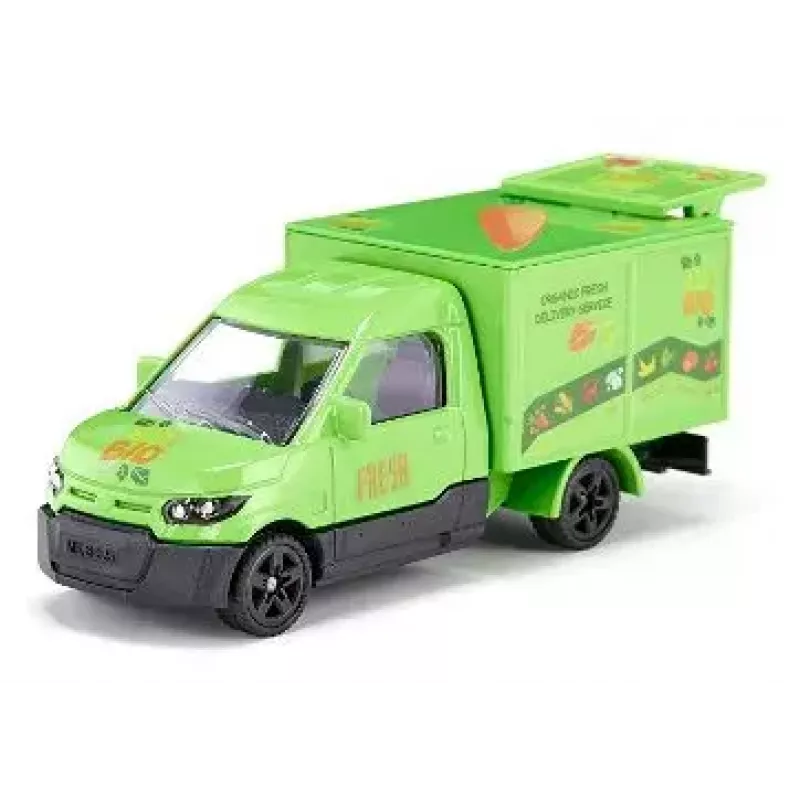 Siku Streetscooter Organic Fresh Delivery Service scooter modello preassemblato 1:50