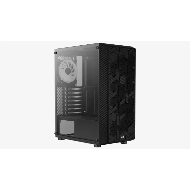 Case Midi Tower Aerocool Hive-G-BK-v3 nero