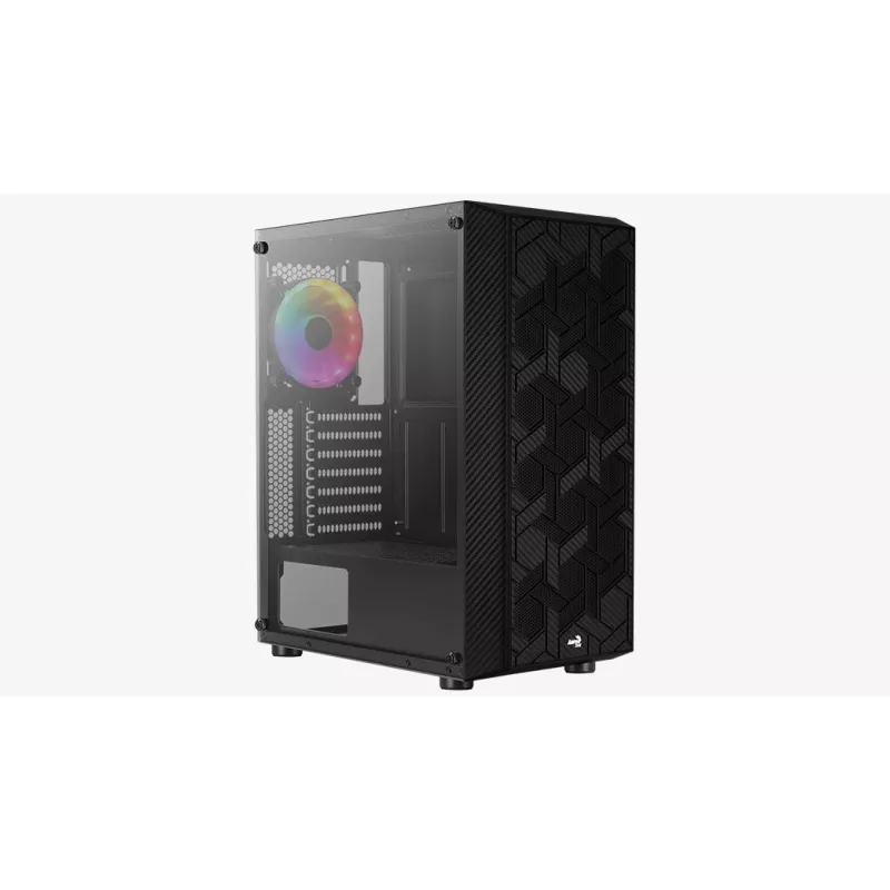 Case Midi Tower Aerocool Hive-G-BK-v3 nero