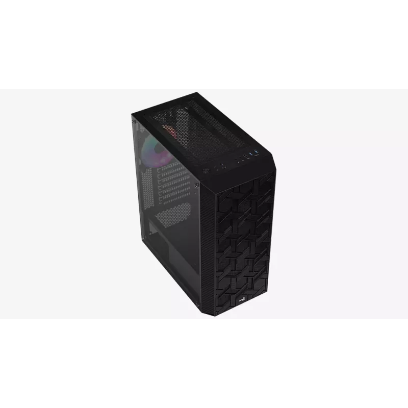 Case Midi Tower Aerocool Hive-G-BK-v3 nero