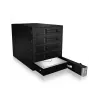 ICY BOX - IB-565SSK - backplane, 5x SATA 3,5 HDD per 3x vano 5,25, hot swap, senza vassoi - nero
