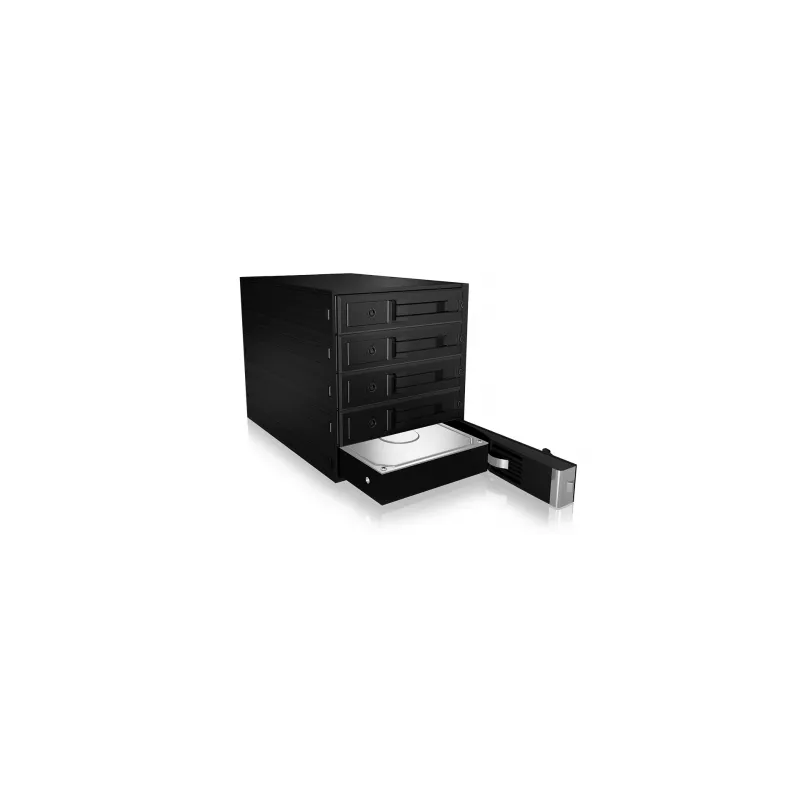 ICY BOX - IB-565SSK - backplane, 5x SATA 3,5 HDD per 3x vano 5,25, hot swap, senza vassoi - nero
