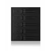 ICY BOX - IB-565SSK - backplane, 5x SATA 3,5 HDD per 3x vano 5,25, hot swap, senza vassoi - nero