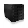 ICY BOX - IB-565SSK - backplane, 5x SATA 3,5 HDD per 3x vano 5,25, hot swap, senza vassoi - nero