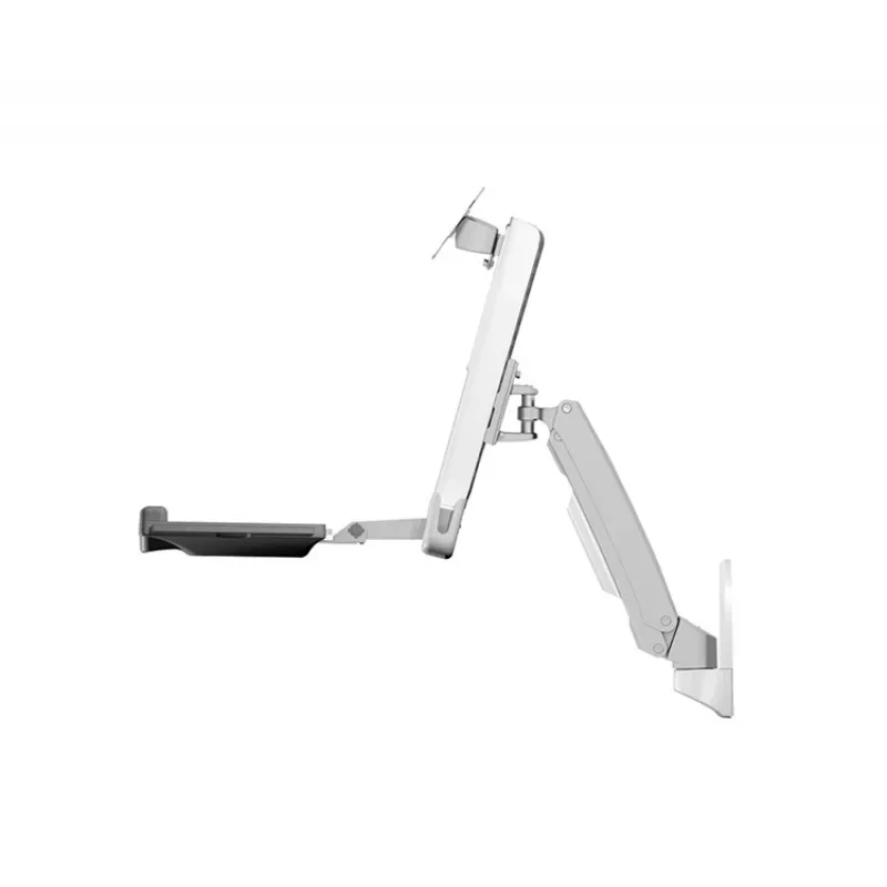 ICY BOX IB-MS600-W 61 cm (24 pollici) supporto a parete grigio, argento, bianco