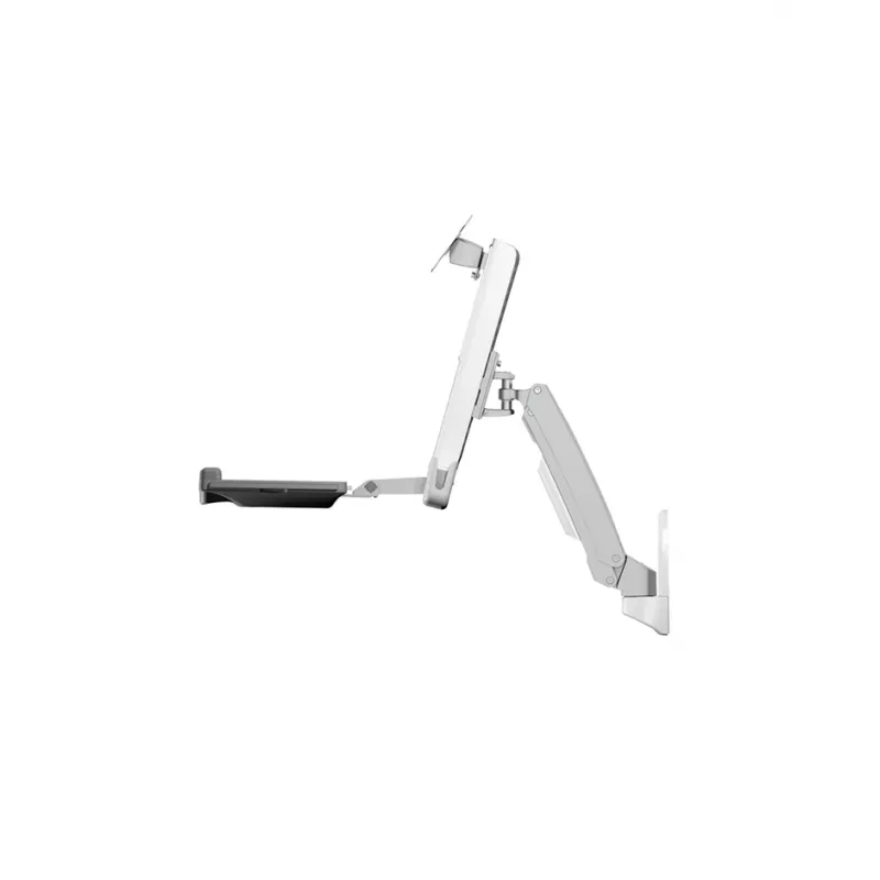 ICY BOX IB-MS600-W 61 cm (24 pollici) supporto a parete grigio, argento, bianco