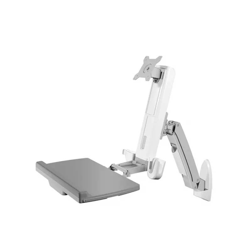 ICY BOX IB-MS600-W 61 cm (24 pollici) supporto a parete grigio, argento, bianco