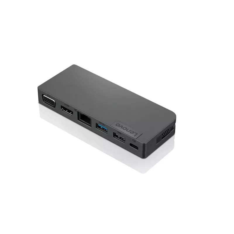 Lenovo 4X90S92381 Powered USB-C Travel Hub docking station, VGA, HDMI, 13 W, Iron Grey