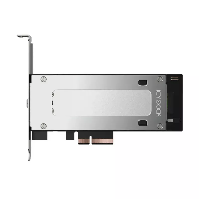 Scheda adattatore PCIe NVMe M.2 Icy Dock MB840M5P-B, nero/argento