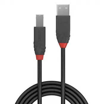 Cavo Lindy 5m USB 2.0 Type-A a B, Anthra Line