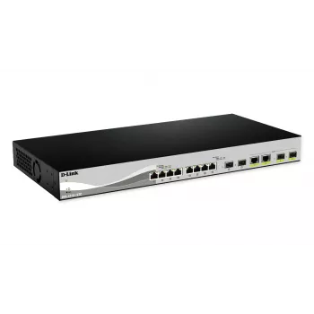 Switch di rete D-Link DXS-1210-12SC/E Managed L2 10G Ethernet (100/1000/10000) 1U nero, argento