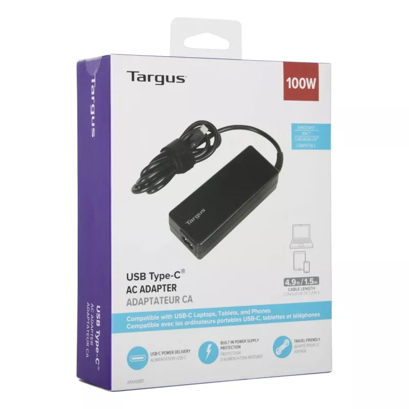 Alimentatore/caricabatterie da interno Targus APA108EU 100 W nero