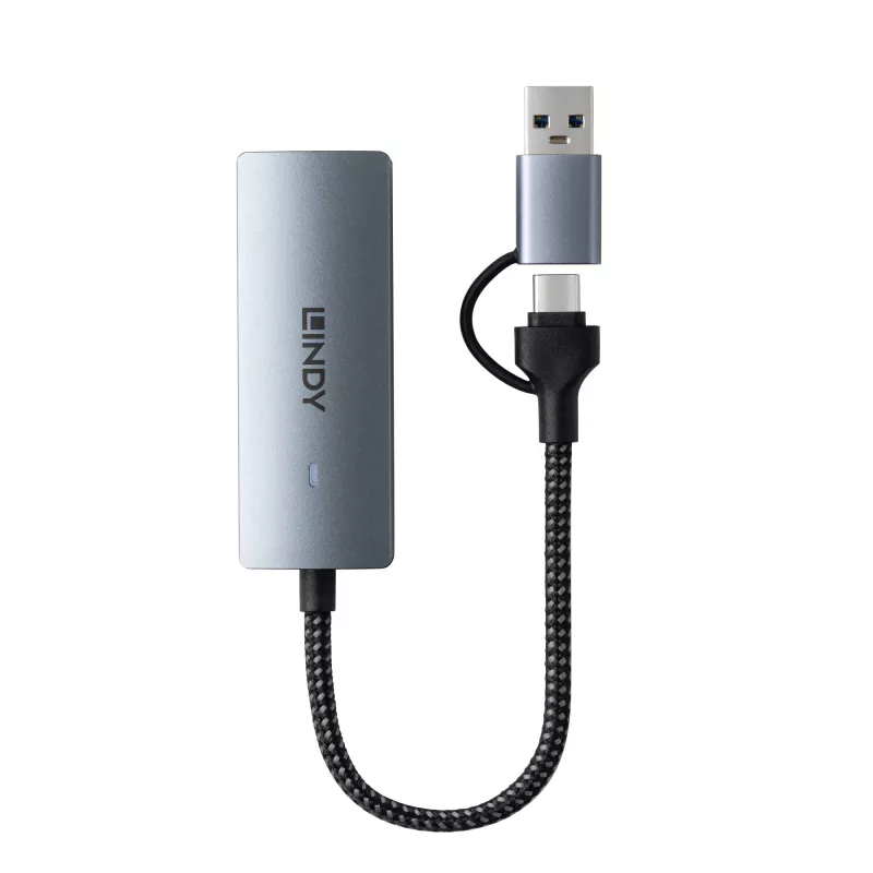 Lindy 43415 convertitore da USB 3.2 Gen 1 a 5G Ethernet