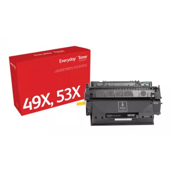 Toner nero Everyday™ di Xerox compatibile con HP 49X 53X (Q5949X/ Q7553X), alta capacità