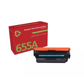 Toner Everyday™ ciano rigenerato di Xerox compatibile con HP 655A (CF451A), capacità standard
