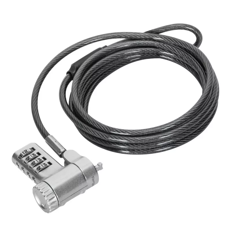 Cavo di sicurezza Targus ASP96RGL argento 2m lucchetto a combinazione
