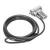 Cavo di sicurezza Targus ASP96RGL argento 2m lucchetto a combinazione