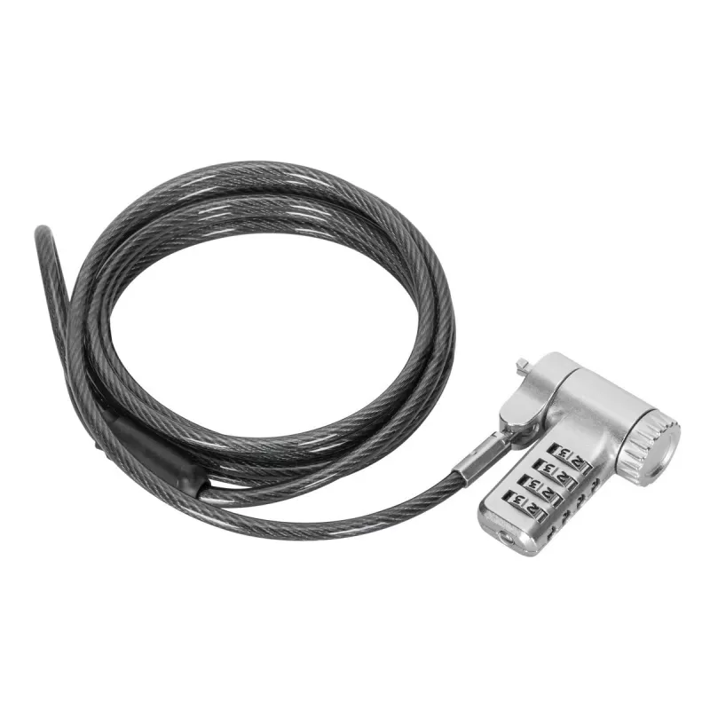 Cavo di sicurezza Targus ASP96RGL argento 2m lucchetto a combinazione