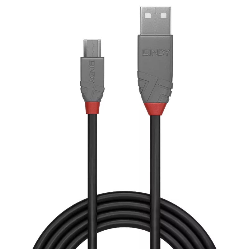 Lindy cavo USB 2.0 Type-A a Micro-B 1 m, Anthra Line
