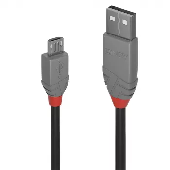 Lindy cavo USB 2.0 Type-A a Micro-B 0,5 m, Anthra Line