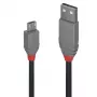 Lindy cavo USB 2.0 Type-A a Micro-B 0,5 m, Anthra Line