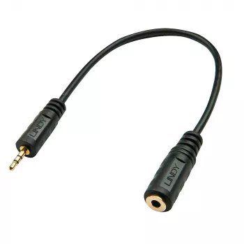 Adattatore audio Lindy connettore maschio 2,5 mm a connettore femmina 3,5 mm