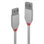 Lindy prolunga USB 2.0 Type-A 1 m, Anthra Line, grigio